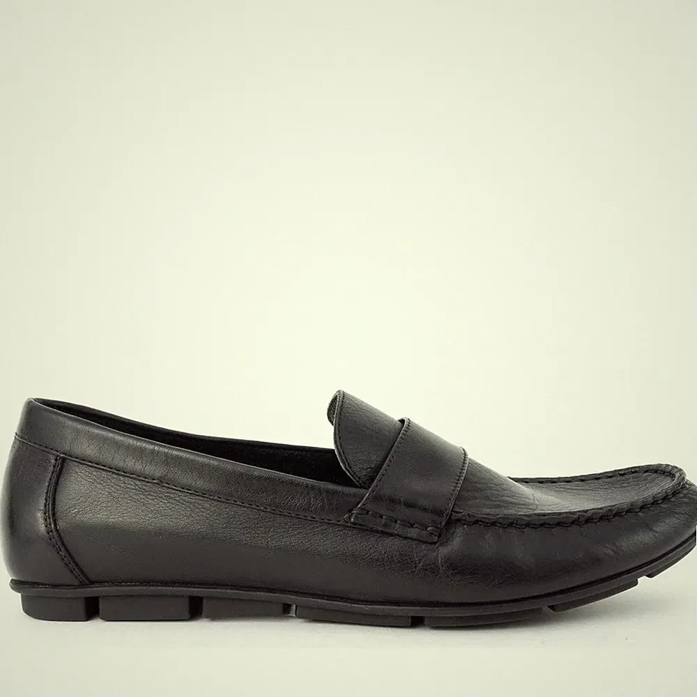Grüner Schuhe Munich Herren Schwarze Leder Loafer Freizeit GRU3930-25109