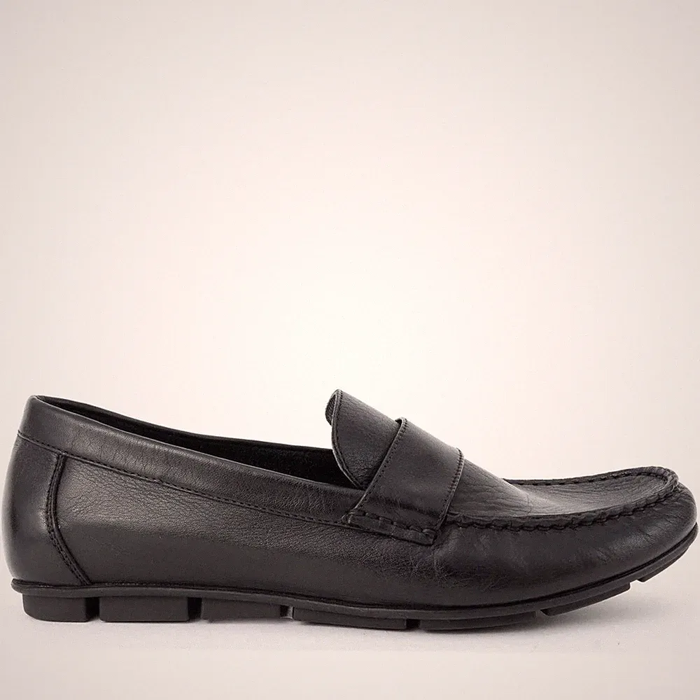 Grüner Schuhe Munich Herren Schwarze Leder Loafer Freizeit GRU3930-25109