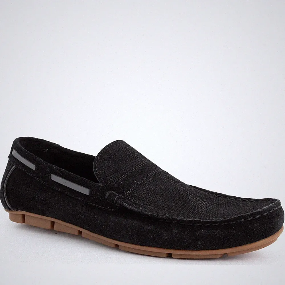 Grüner Schuhe Munich Herren Schwarze Leder Loafer Freizeit GRU3930-25110
