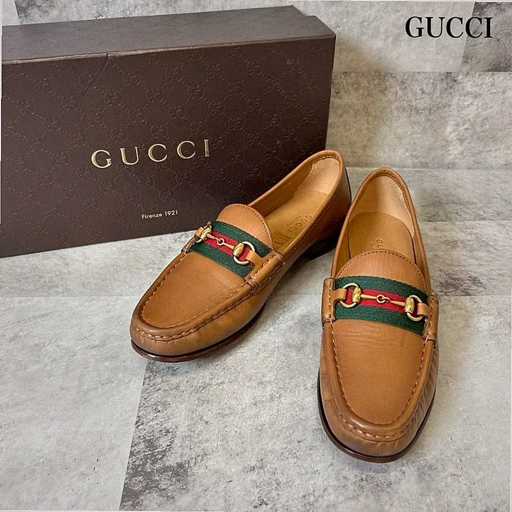 Gucci Bit Loafer Italy Made Leder Damen Größe36,5 063331d
