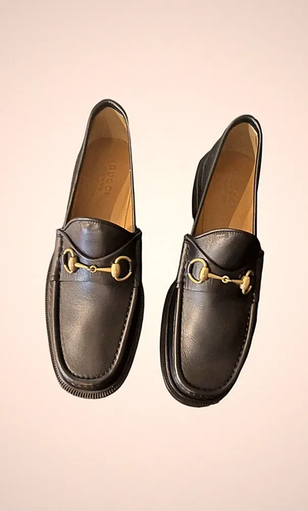 Gucci GG Mignon Loafer Mandala Goat - Black