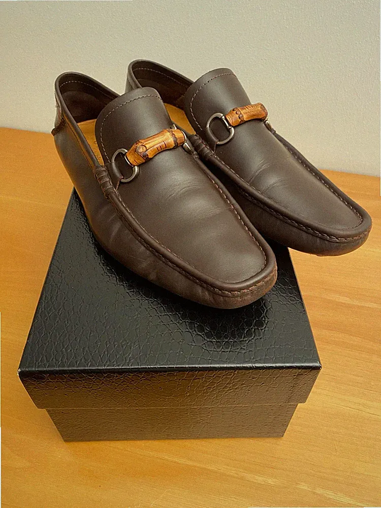 GUCCI Herren Halbschuhe Bambus - Größe 8 - 1/2 G