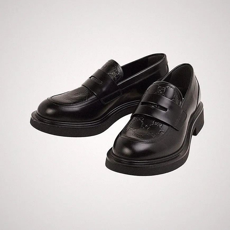 Gucci Herren Halbschuhe GG Detail 153373218 [U]