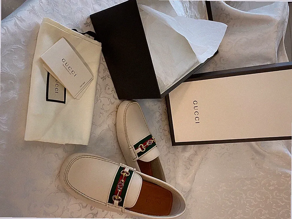 gucci herren halbschuhe leder 43