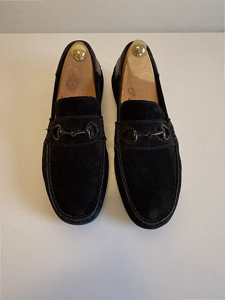 Gucci Horsebit Driver Mokassin Loafer Made in Italy Herren Gr. 7 1/2 EU 41,5