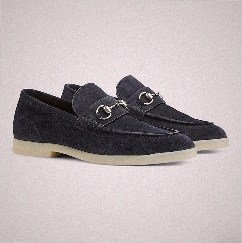 Gucci Horsebit Wildleder Halbschuhe Größe 43,5 Made in Italy