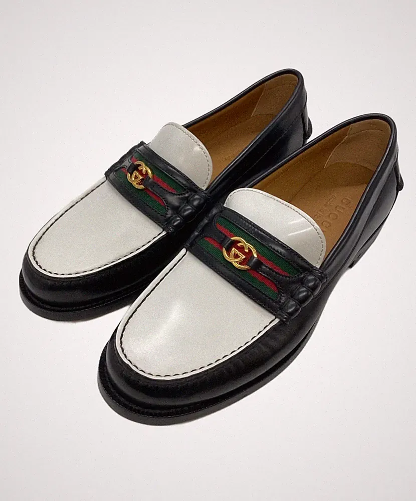 Gucci weiße Loafer für Herren