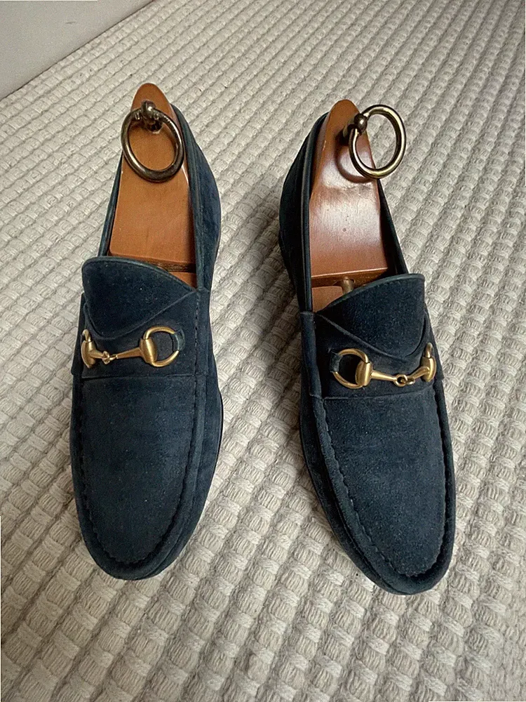 GUCCI Loafer**Blue**Size 38,5