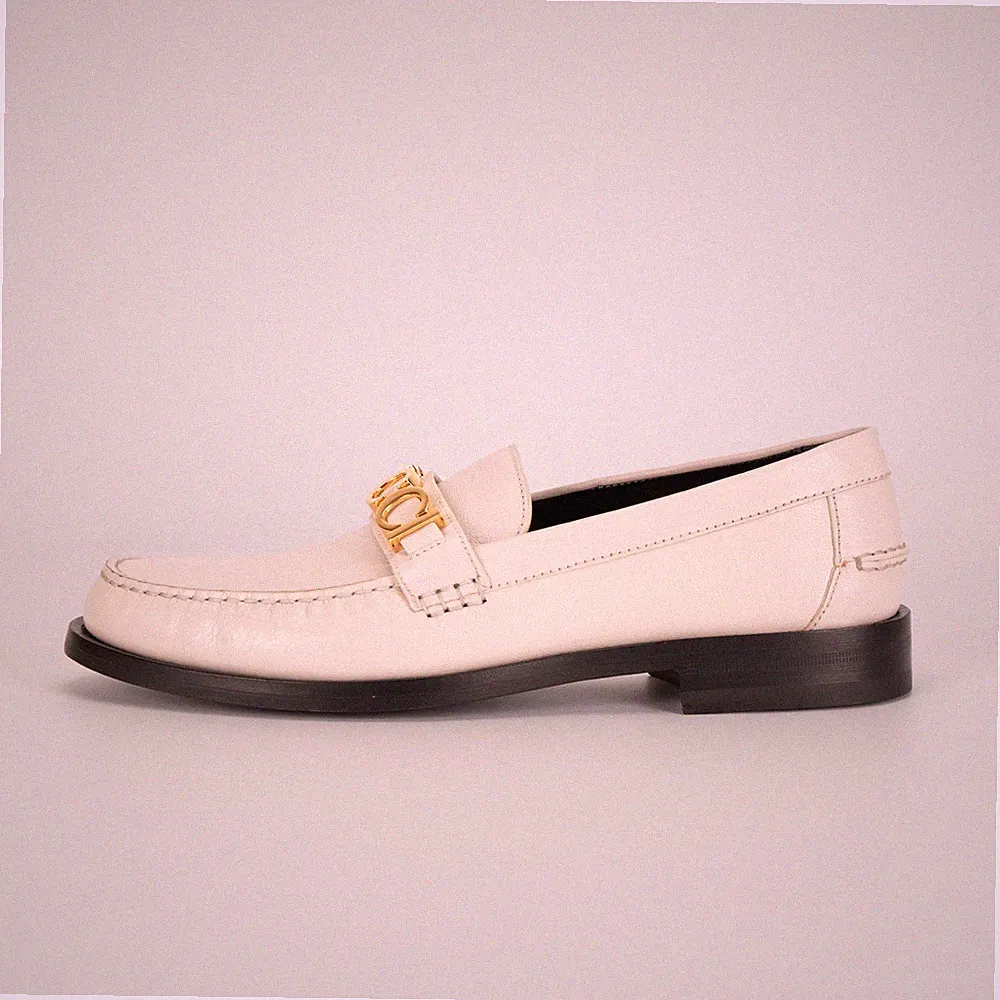 Gucci Loafer Cara Leder Mystic White Damen Größe 41 Size EU 41