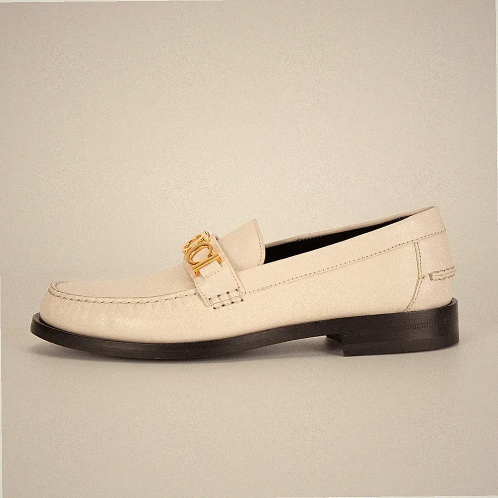 Gucci Loafer Cara Leder Mystic White Damen Größe 41 Size EU 41