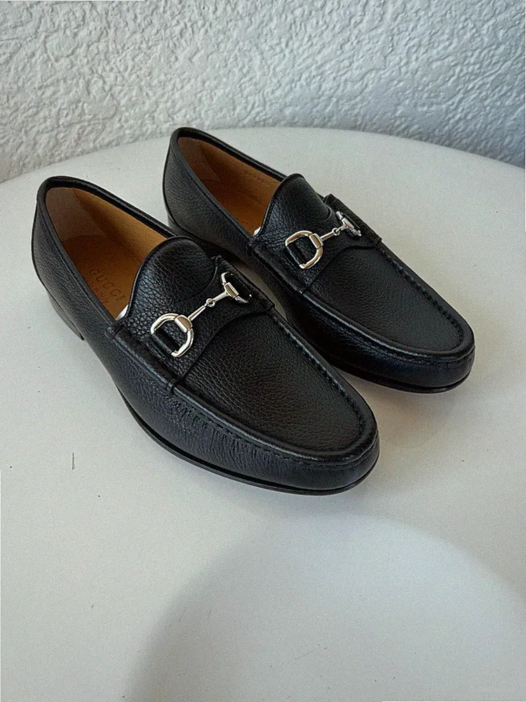 Gucci Loafer für Herren 42 schwarz