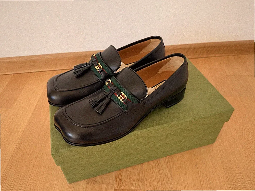 Gucci Loafer Schuhe Halbschuhe Gr.41.5