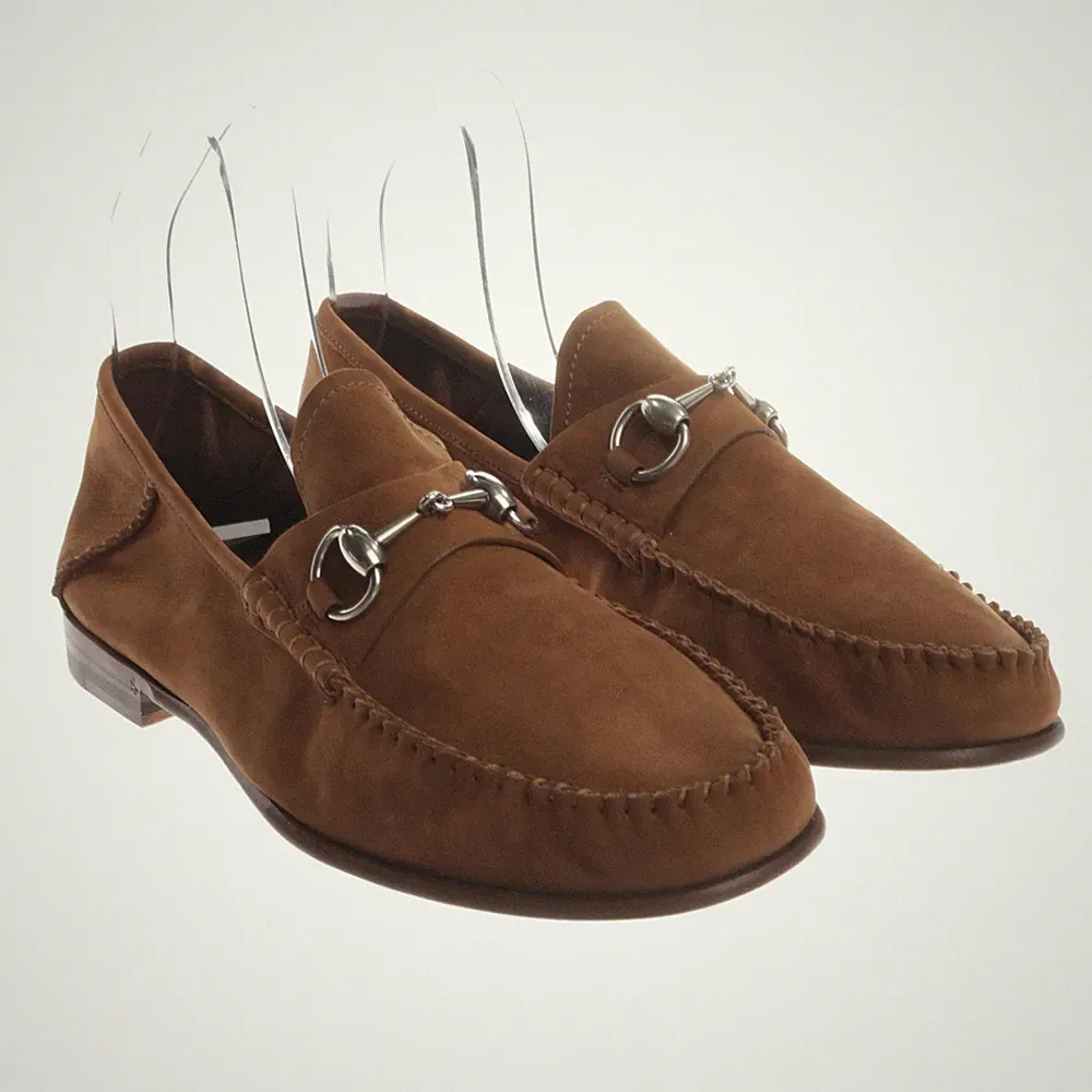 Gucci Loafers 46 EUR UK 12 Braun Neu