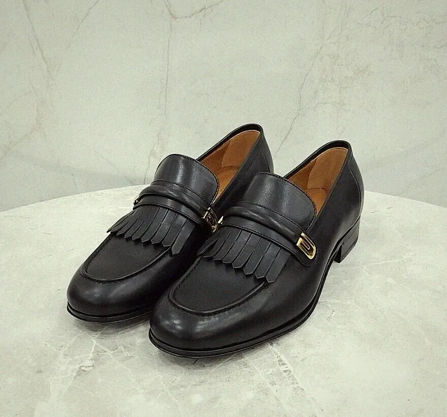 Gucci Mirror G Leder Loafer Schwarz 714680 147372077