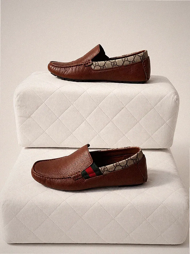 Gucci New Praga Loafer Herren Gr. 41 / Gucci 7 Original mit Box & Dust Bag