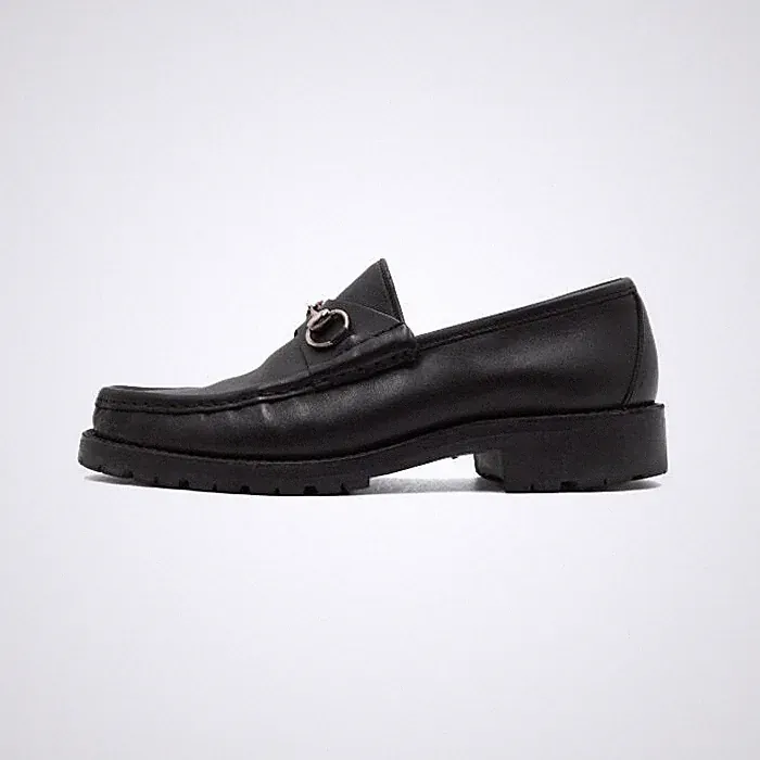 Gucci Schwarze Leder Loafer mit Pferdebit AA55860 152317419