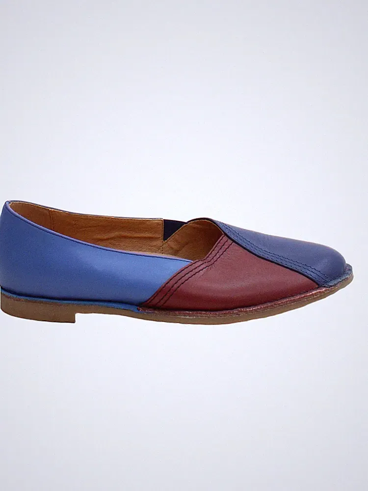 Gudrun Sjöden flache Damenschuhe UK 6,5 Multi 100 % Leder Halbschuh