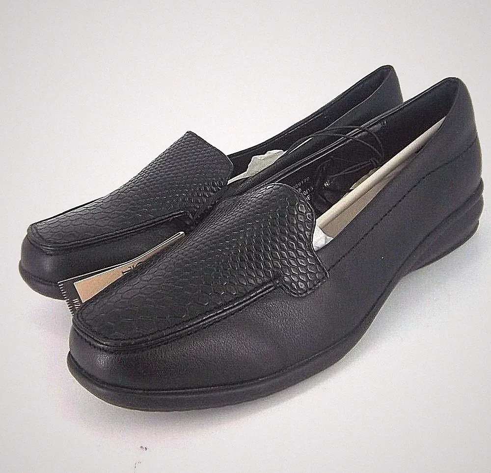 Gut für die Sohle Gertrude Halbschuhe niedriger Keilabsatz schwarz UK 5 EU 38 NH08 FF 01