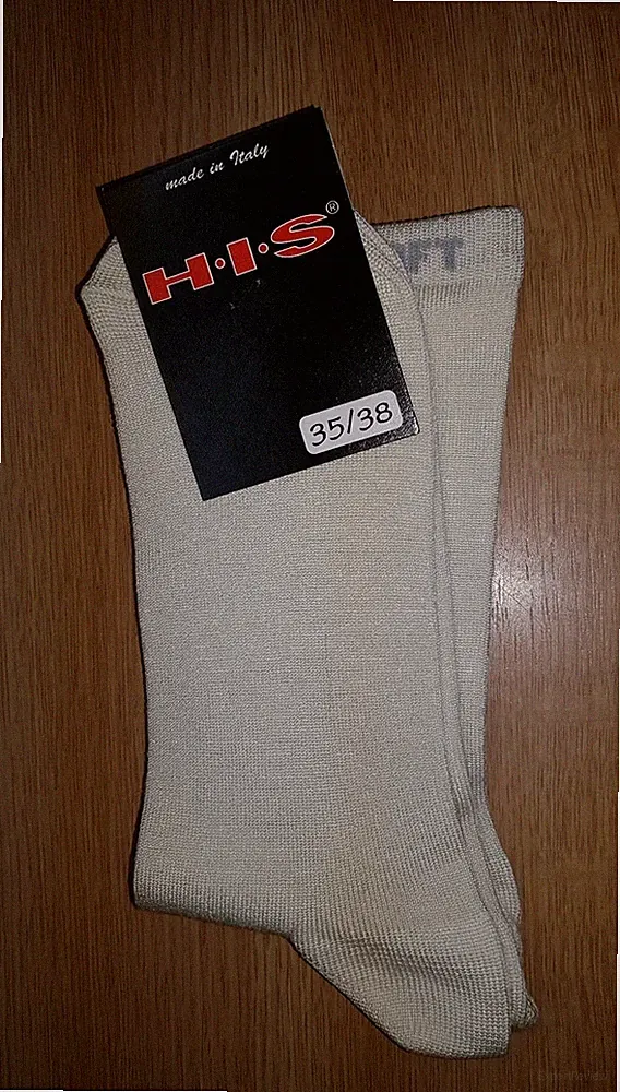 H.I.S. Damensocken natur Gr. 35 - 38. NEU mit Etikett