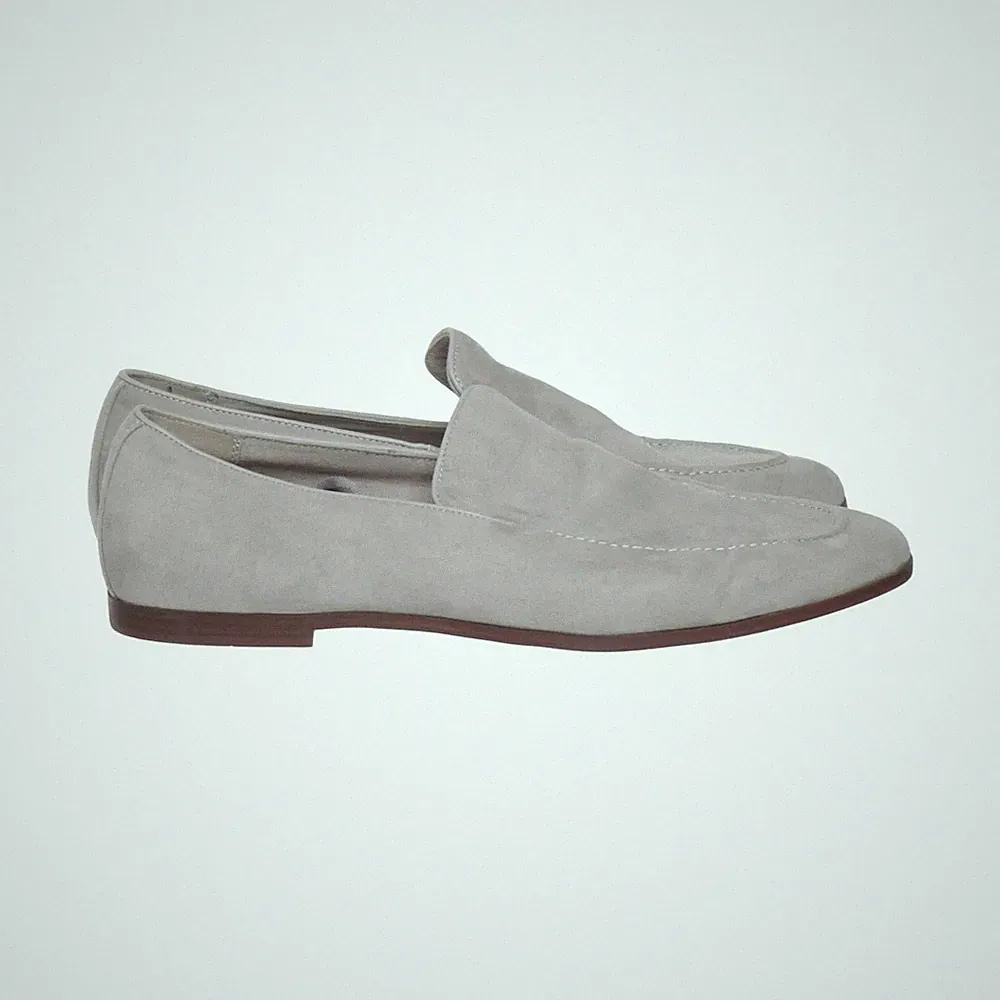 H&M, Loafers, Größe: 45, Polyester/Baumwolle, Grau, Herren #S53