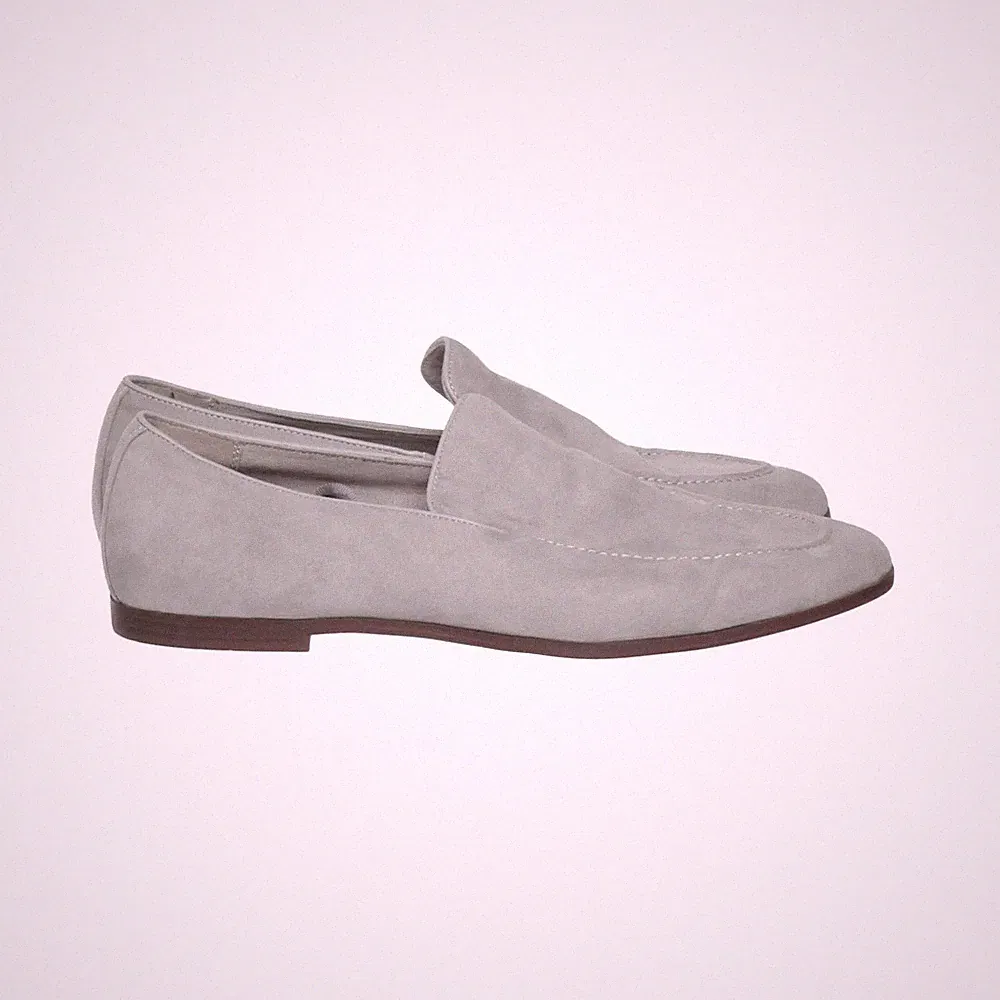 H&M, Loafers, Größe: 45, Polyester/Baumwolle, Grau, Herren #xlH