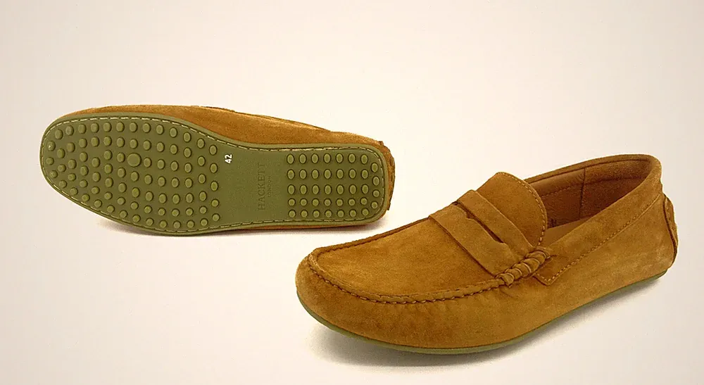 Hackett London Richmond Driver Schuhe Mokassin Slipper Loafer Herrenschuhe Gr 42