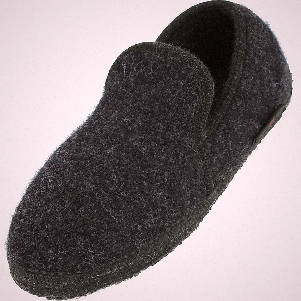 Haflinger Loafer Slipper aus reinem Wollfilz