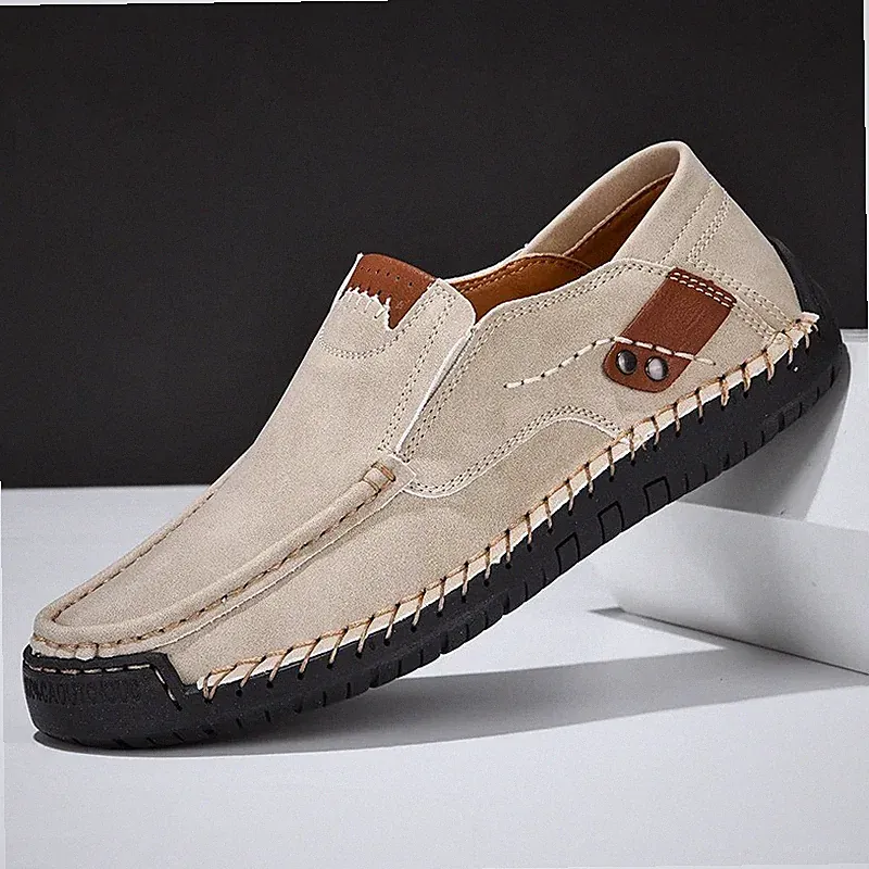 Halbschuhe aus PU-Leder, handgefertigt für Herren, mehrere Farben, hochwertig
