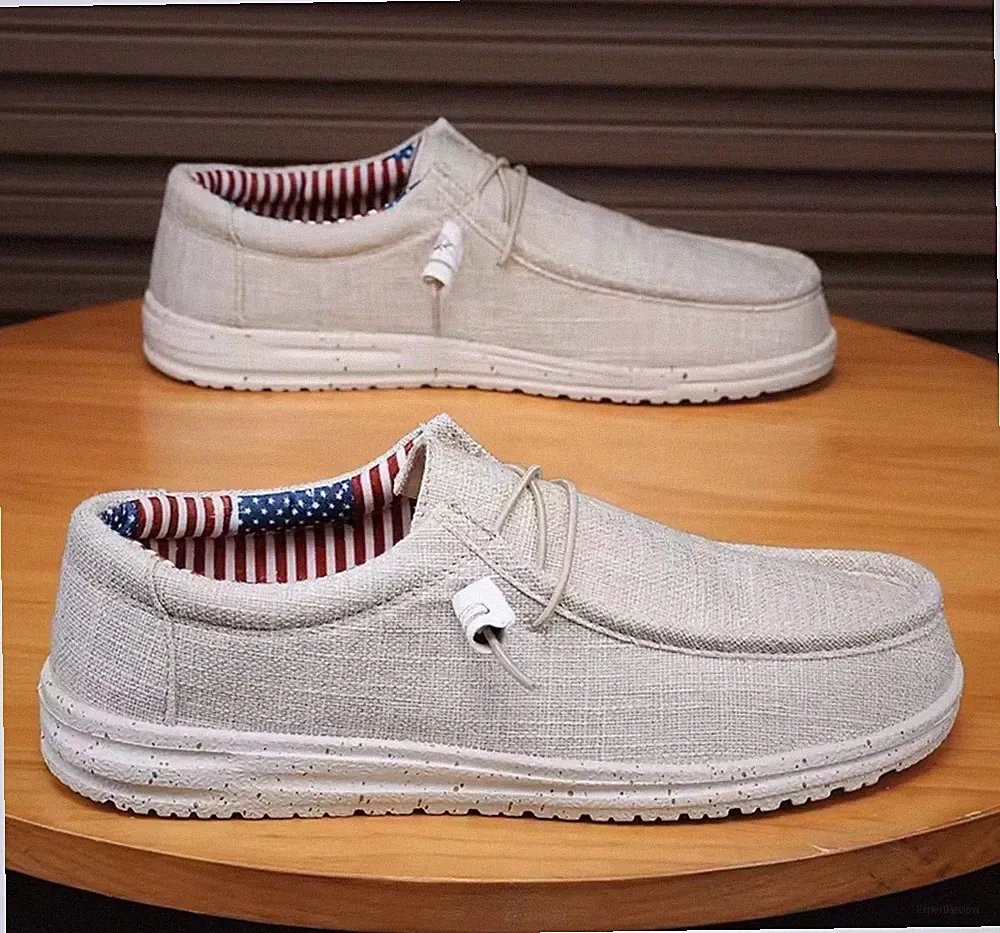 Halbschuhe Herrenschuhe Stoff leicht und atmungsaktiv Freizeit