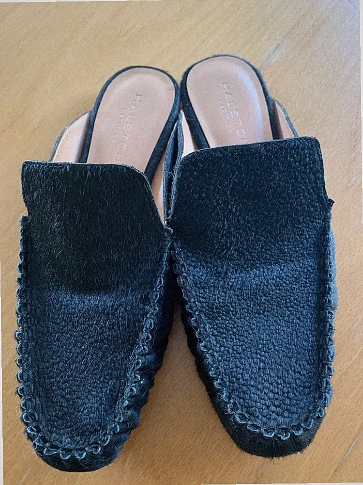 Halston Loafer Pantoletten Gr.37,5