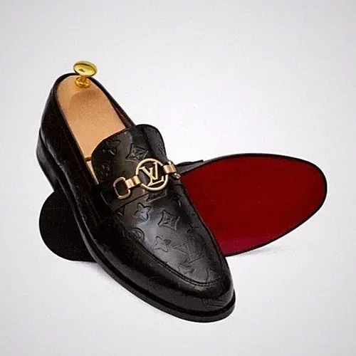Handgefertigte Solento Herren schwarz Leder Mokassins elegante Schuhe, Halbschuh, Herren Hochzeit