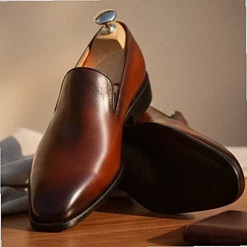 Handgefertigte Solento Leder Halbschuhe | elegante Herren-Slipper UK