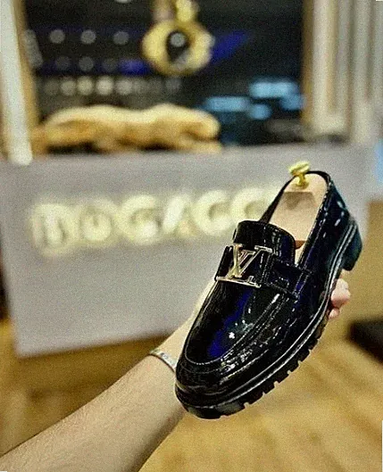 Handgefertigte Solento schwarze Lederschuhe formelle elegante Slipper Halbschuhe Schuhe Herren