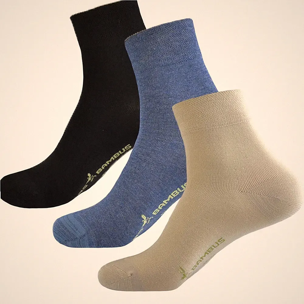 Harmony extra weiche Bambus Kurzschaft Socken - 3 Paar