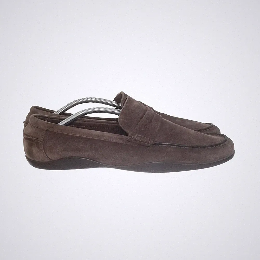 Harrys of London, Loafers, Größe: 46 1/2, Wildleder, Braun, Herren #5eO
