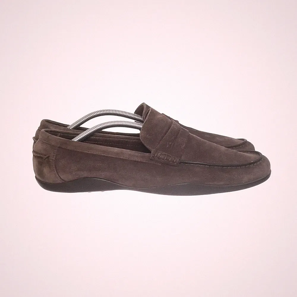 Harrys of London, Loafers, Größe: 46 1/2, Wildleder, Braun, Herren #B0N