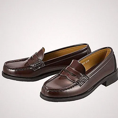 Haruta Coin Loafer Penny Kunstleder 4505 Damen dunkelbraun 22,5 cm US 5,5