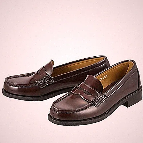 Haruta Coin Loafer Penny Kunstleder 4505 Damen dunkelbraun 24 cm 3E US 7