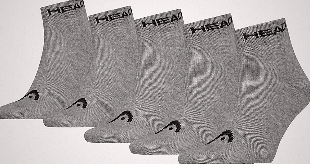 HEAD Elements All Sports Quarter Socken Unisex Weiß 5 Paar ECOM HEAD Sport