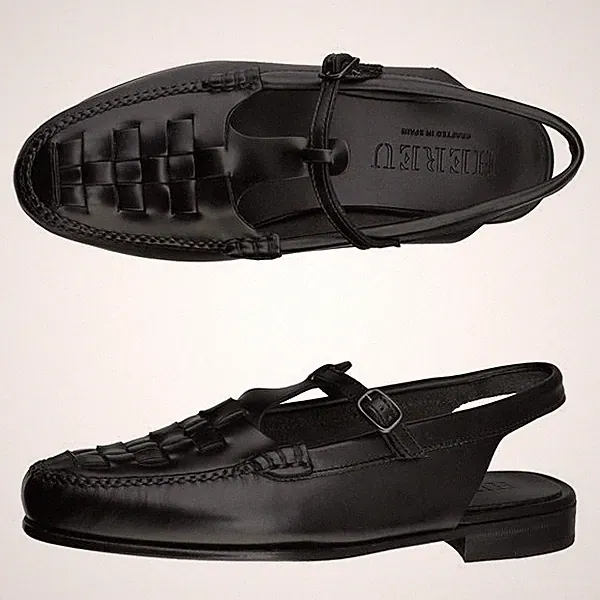 HEREU Roketa Slingback Loafer BLACK WFP21ROQU001 32307339 [U]