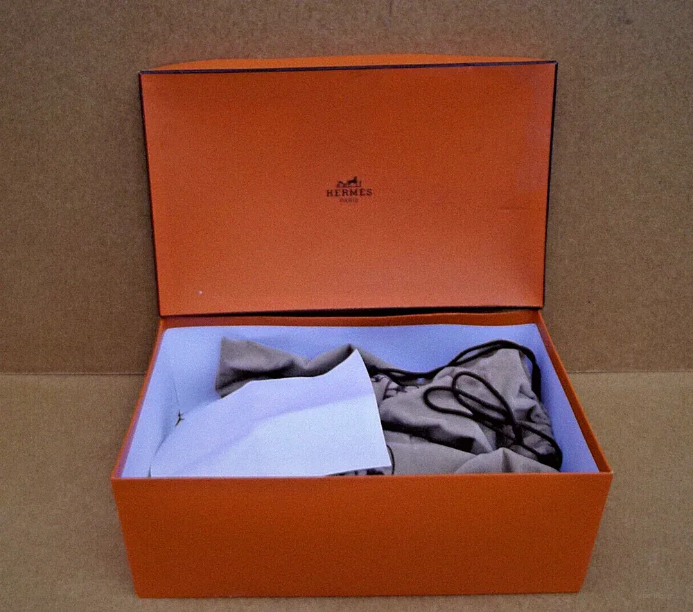 Hermès Authentic Herren Halbschuh dunkelbraun Neu mit Rechnung Gr - 39