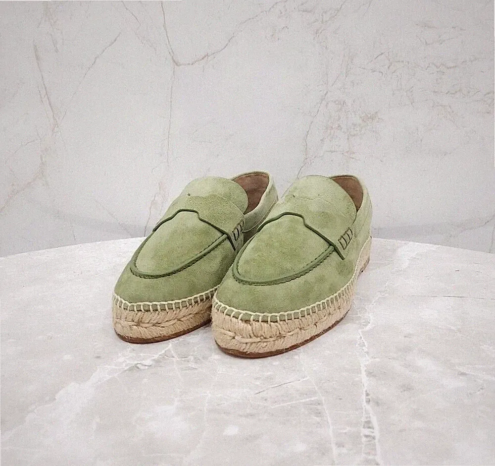 Hermes Green Trip Espadrille 155606246 [U]