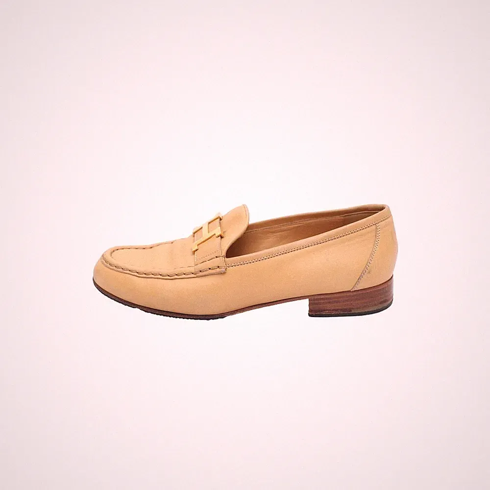 Hermes Leder Halbschuhe 38 (SKU kk54753125) 157628983 [U]