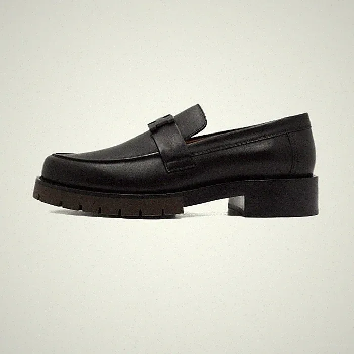 Hermes Noir GREGOIRE Leder Halbschuhe Herren 62237 154409059 [U]