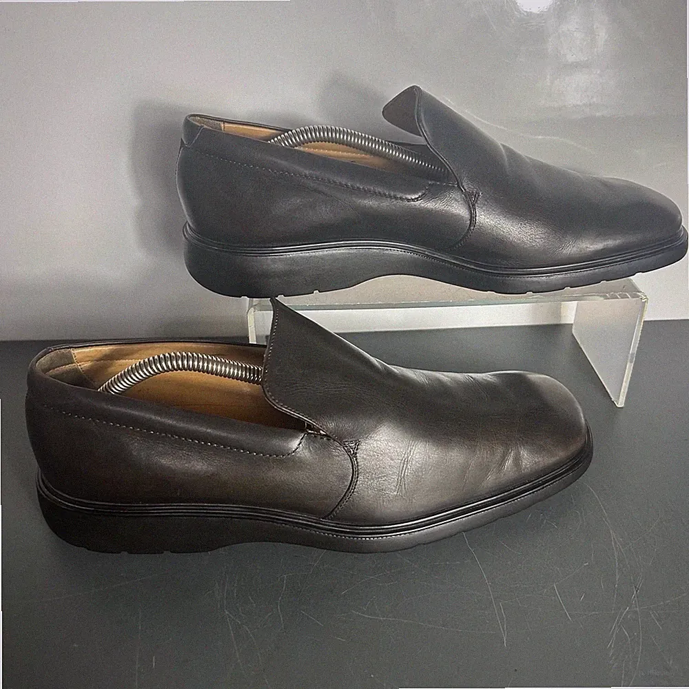 Herren - BALLY - "REWO" - Slipper - braun Lesther - Größe 8,5E / 42,5