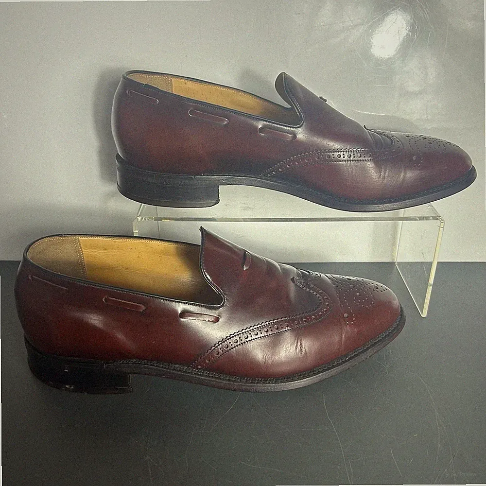 Wasserresistent Leder-Loafer