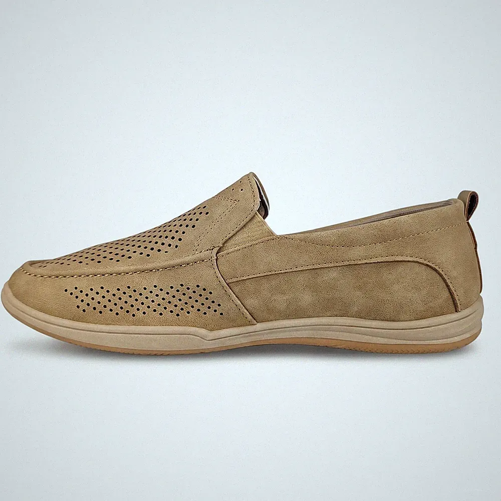 Herren Bequeme Mokassins Kunstleder Slip On Halbschuhe Loafer Bresolin