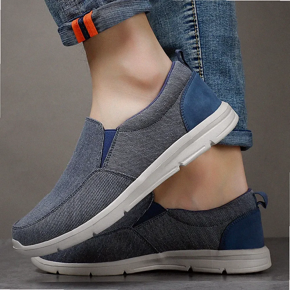 Herren Canvas Slipper Schuhe Freizeit Wandern Halbschuhe Leicht Sommer Turnschuhe