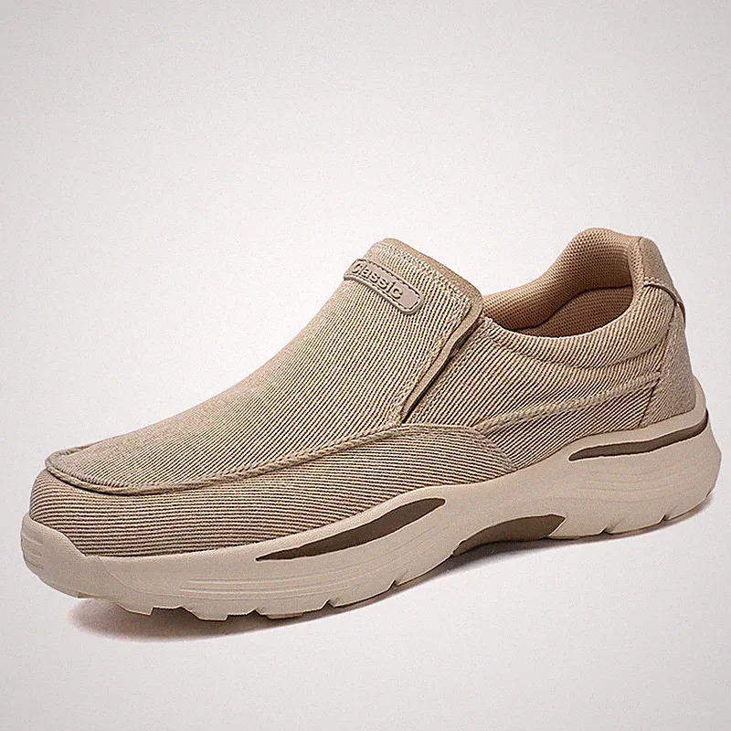 Herren Canvas Vulkanisiert Schuhe Atmungsaktiv Halbschuhe Bequem Outdoor Leicht
