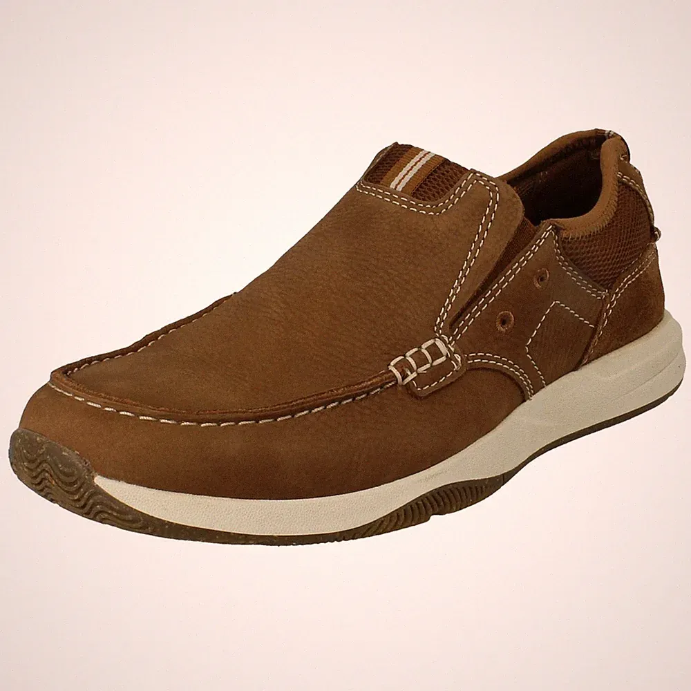 Herren Clarks Weite Passform Leder Slipper Leger Komfort Boot Schuhe Sailview Step